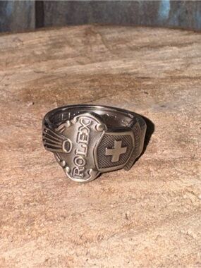 Rolex spoon ring